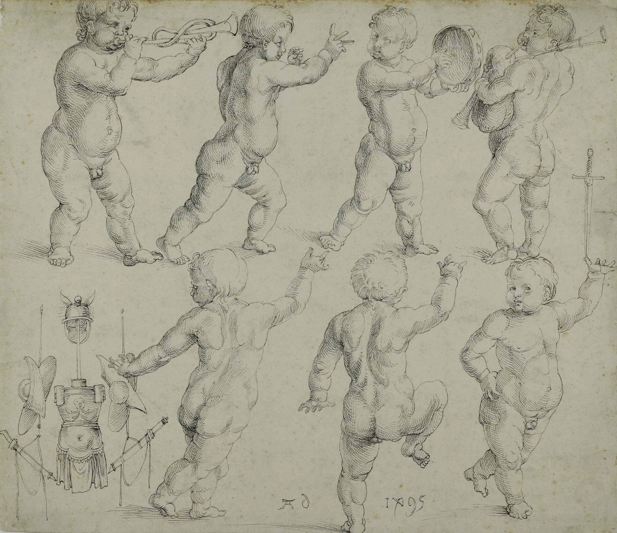 Putti, 1495 da Albrecht Dürer