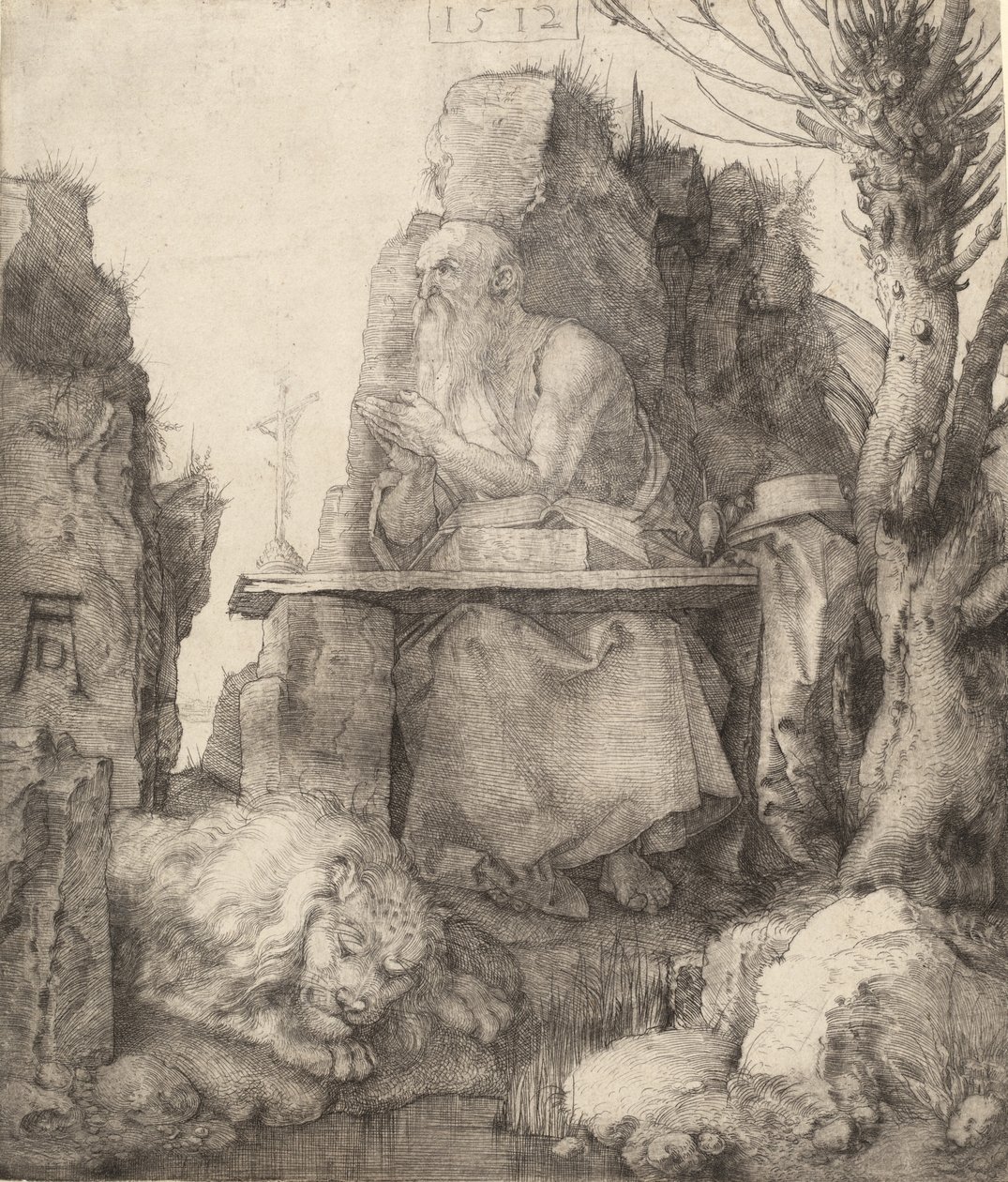 San Girolamo presso il Salice Pollard, 1512 da Albrecht Dürer