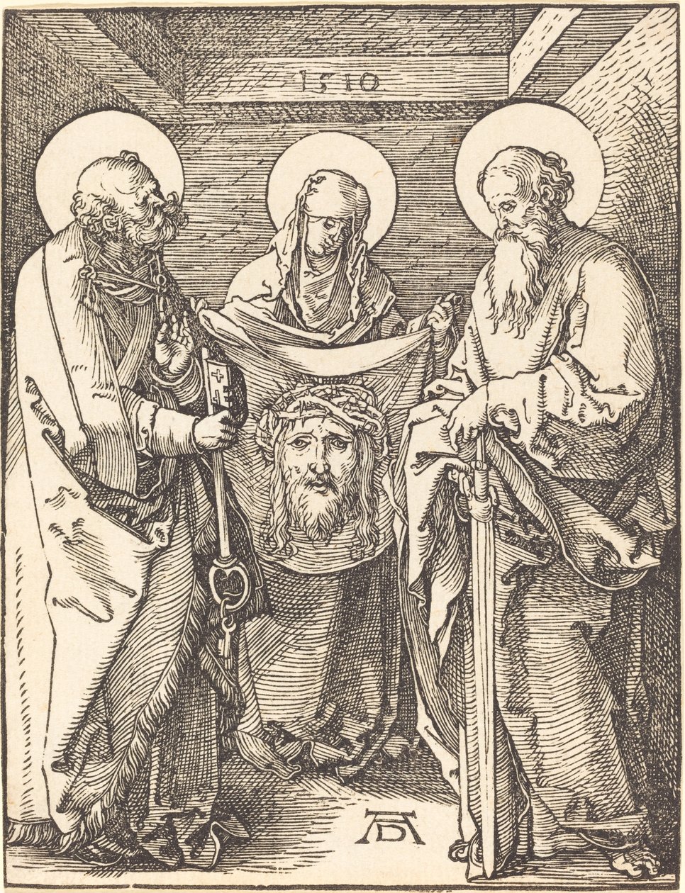 Santa Veronica tra i Santi Pietro e Paolo da Albrecht Dürer