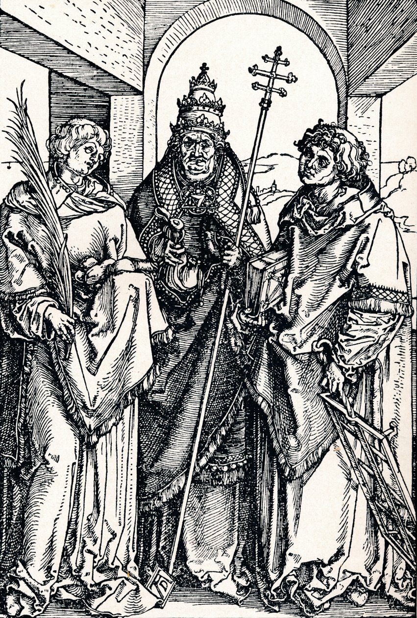 Santi Stefano, Sisto e Lorenzo, 1508 1906 da Albrecht Dürer