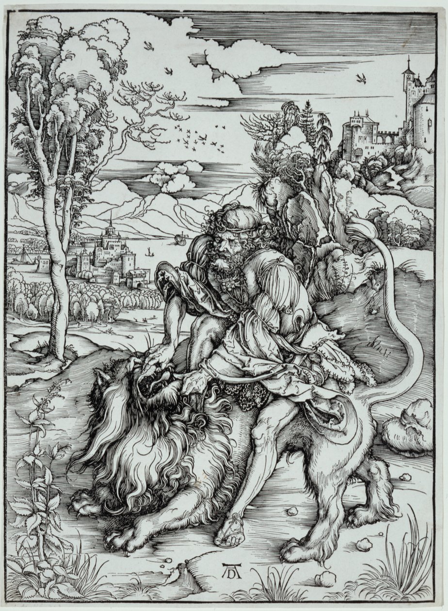 Sansone uccide il Leone da Albrecht Dürer
