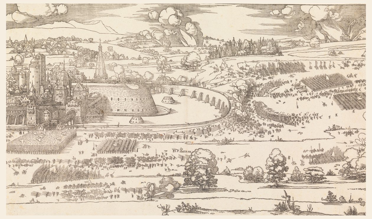 Assedio di una città (Parte 1) da Albrecht Dürer
