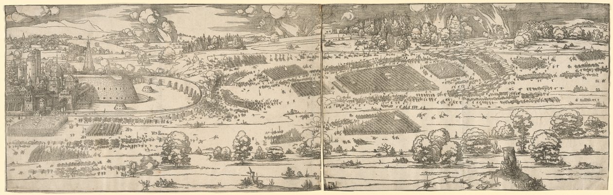 Assedio di una fortezza da Albrecht Dürer