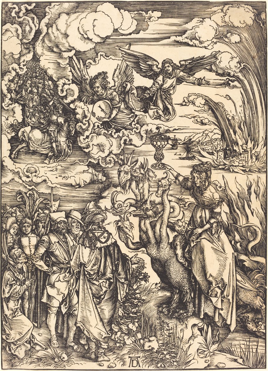 La prostituta babilonese da Albrecht Dürer
