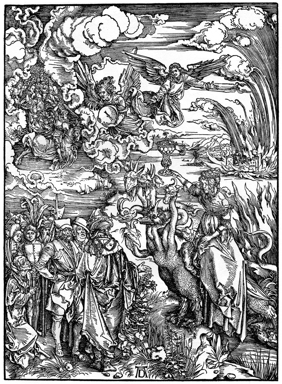 La Prostituta Babilonese, 1498, 1936 da Albrecht Dürer