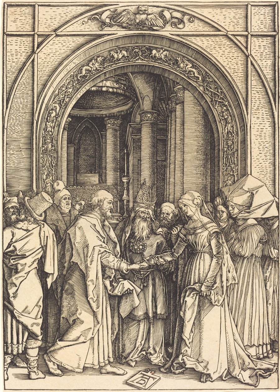 Lo sposalizio della Vergine da Albrecht Dürer