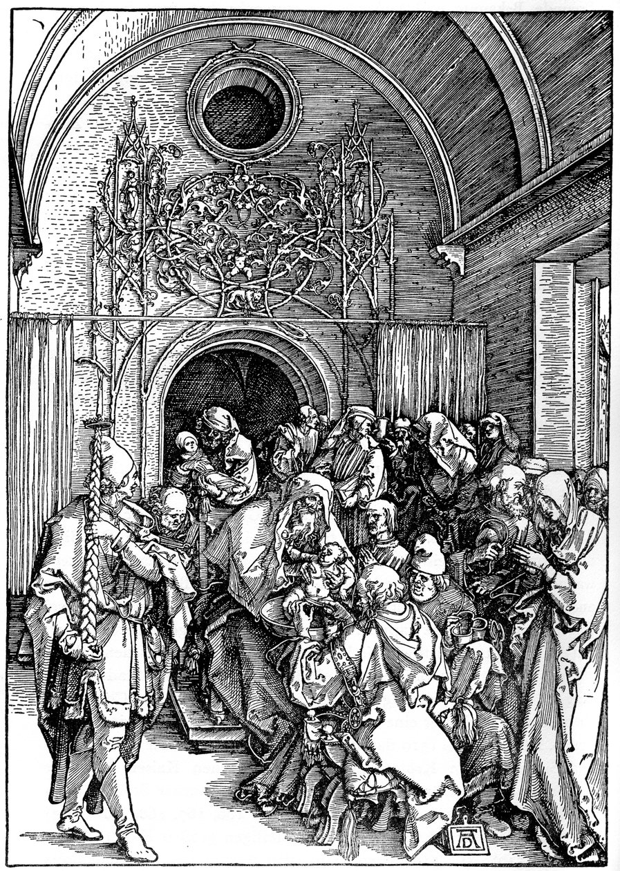 La circoncisione, 1502-1505, 1936 da Albrecht Dürer