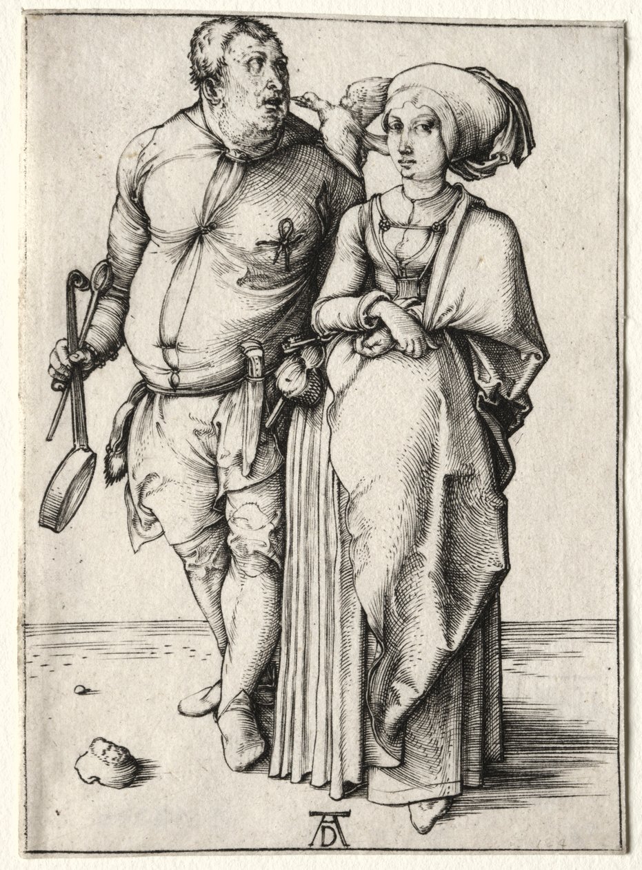 Il cuoco e sua moglie, probabilmente 1497 da Albrecht Dürer