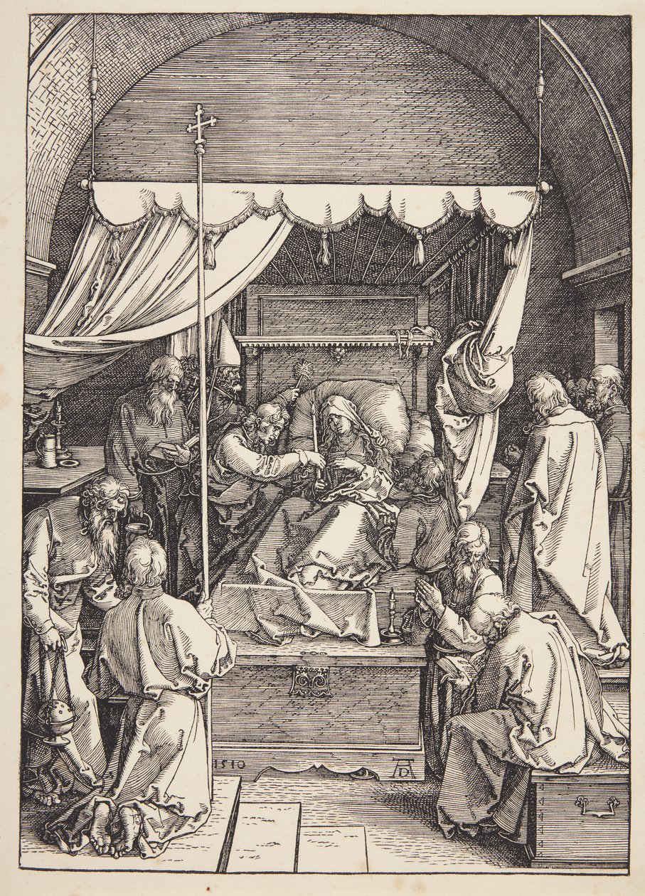 La morte della Vergine da Albrecht Dürer