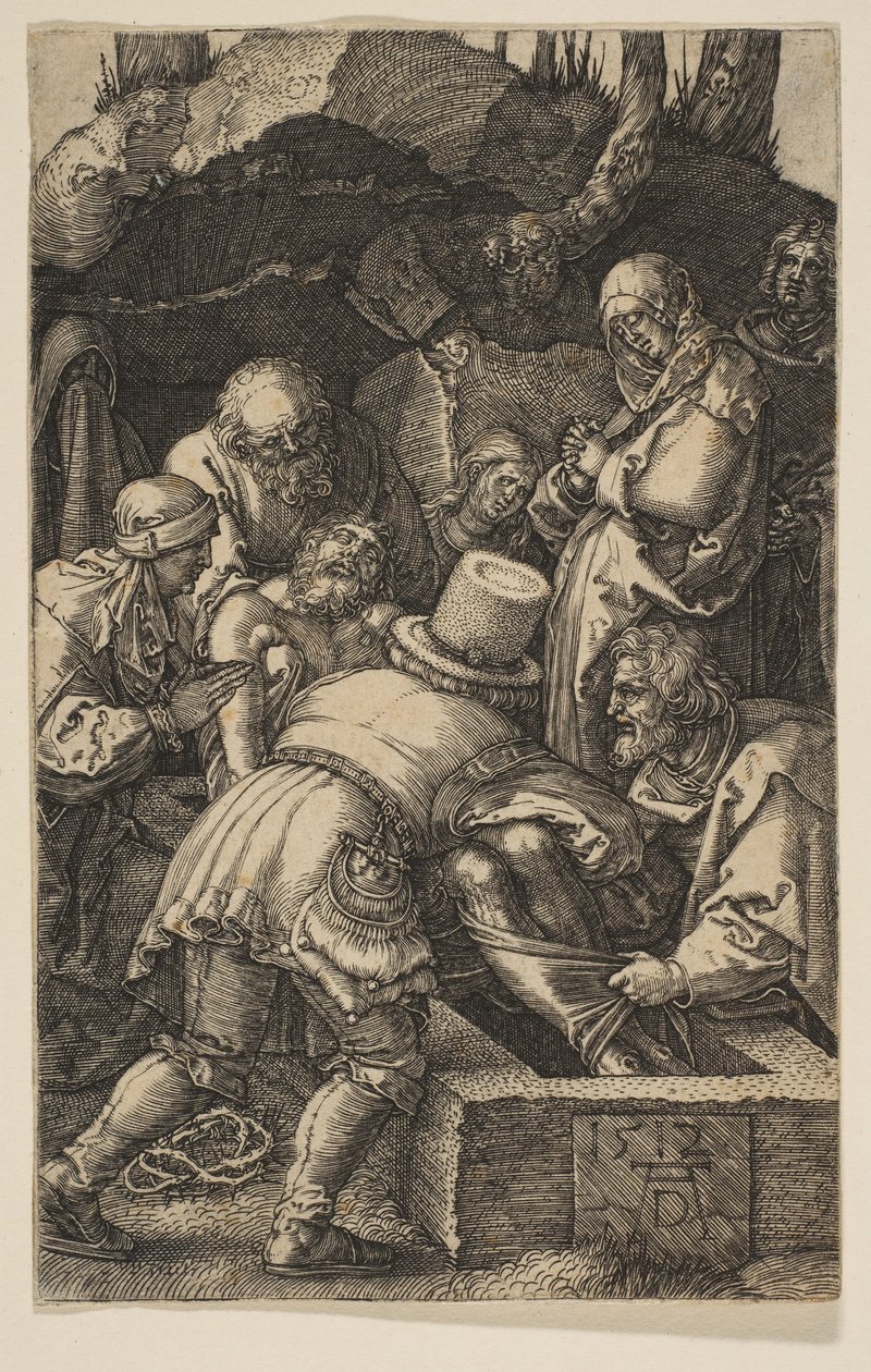 La sepoltura, da La Passione, 1512 da Albrecht Dürer