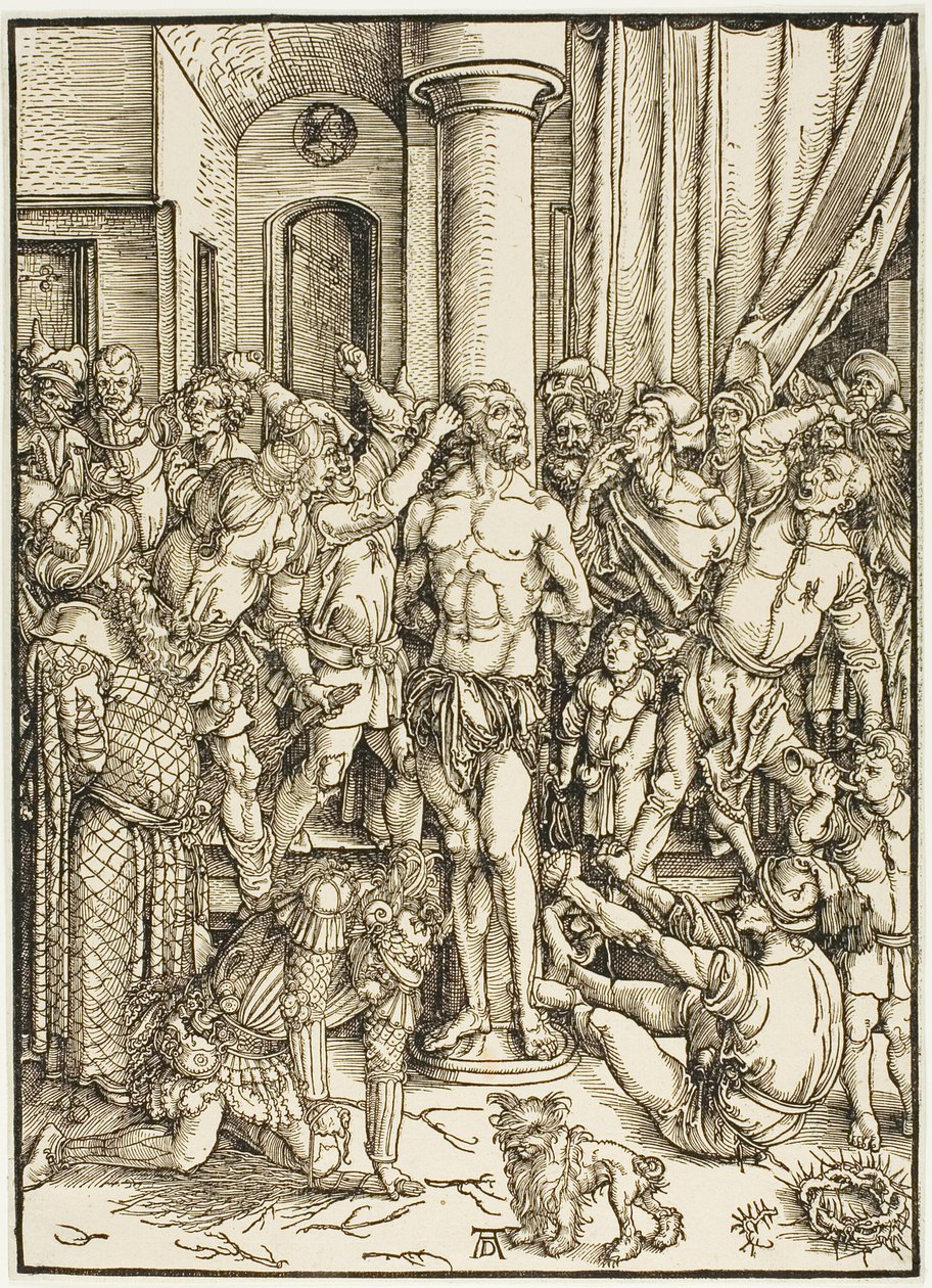 La Flagellazione, dalla Grande Passione da Albrecht Dürer