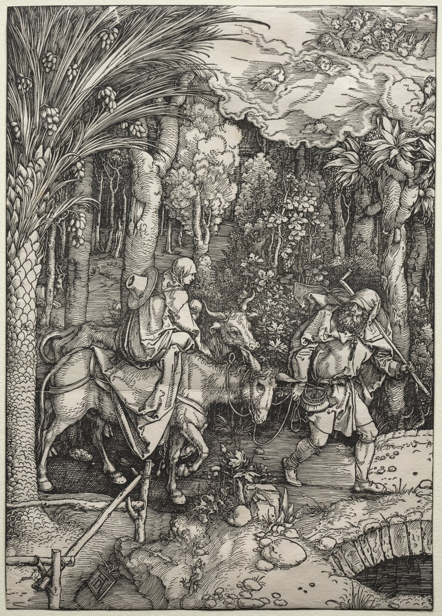 La Fuga in Egitto da Albrecht Dürer