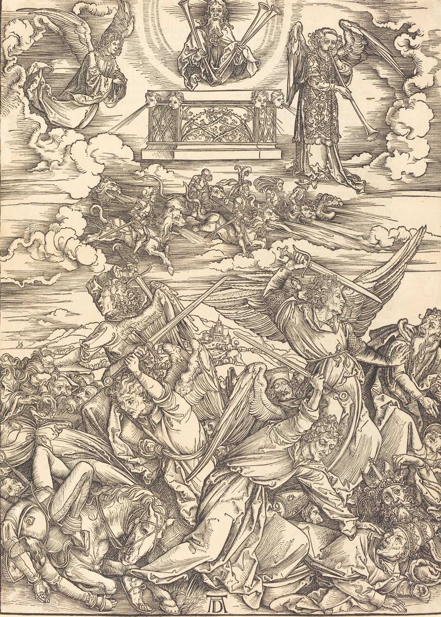 I quattro angeli vendicatori da Albrecht Dürer