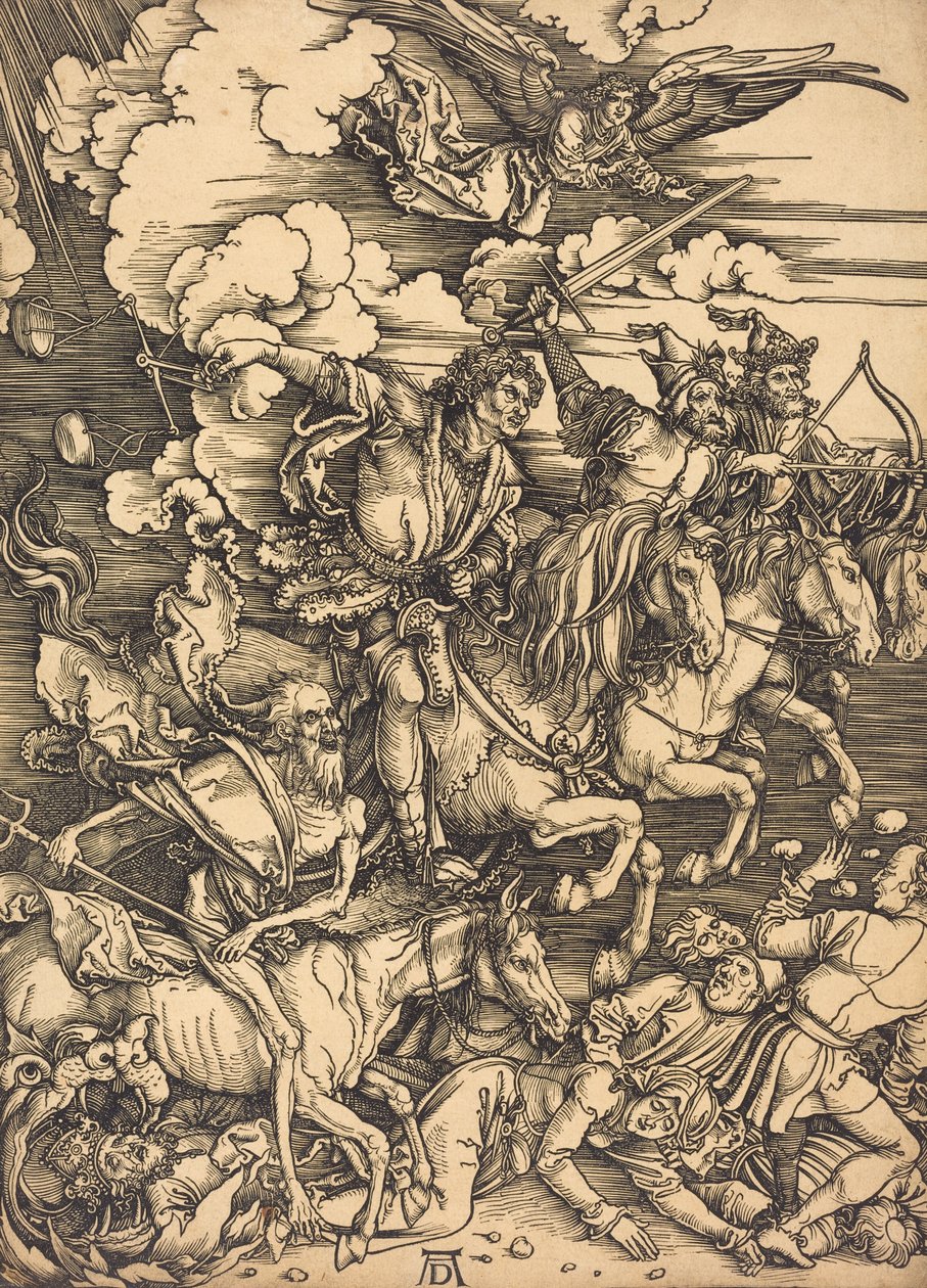 I quattro cavalieri, probabilmente c. 1496-1498 da Albrecht Dürer