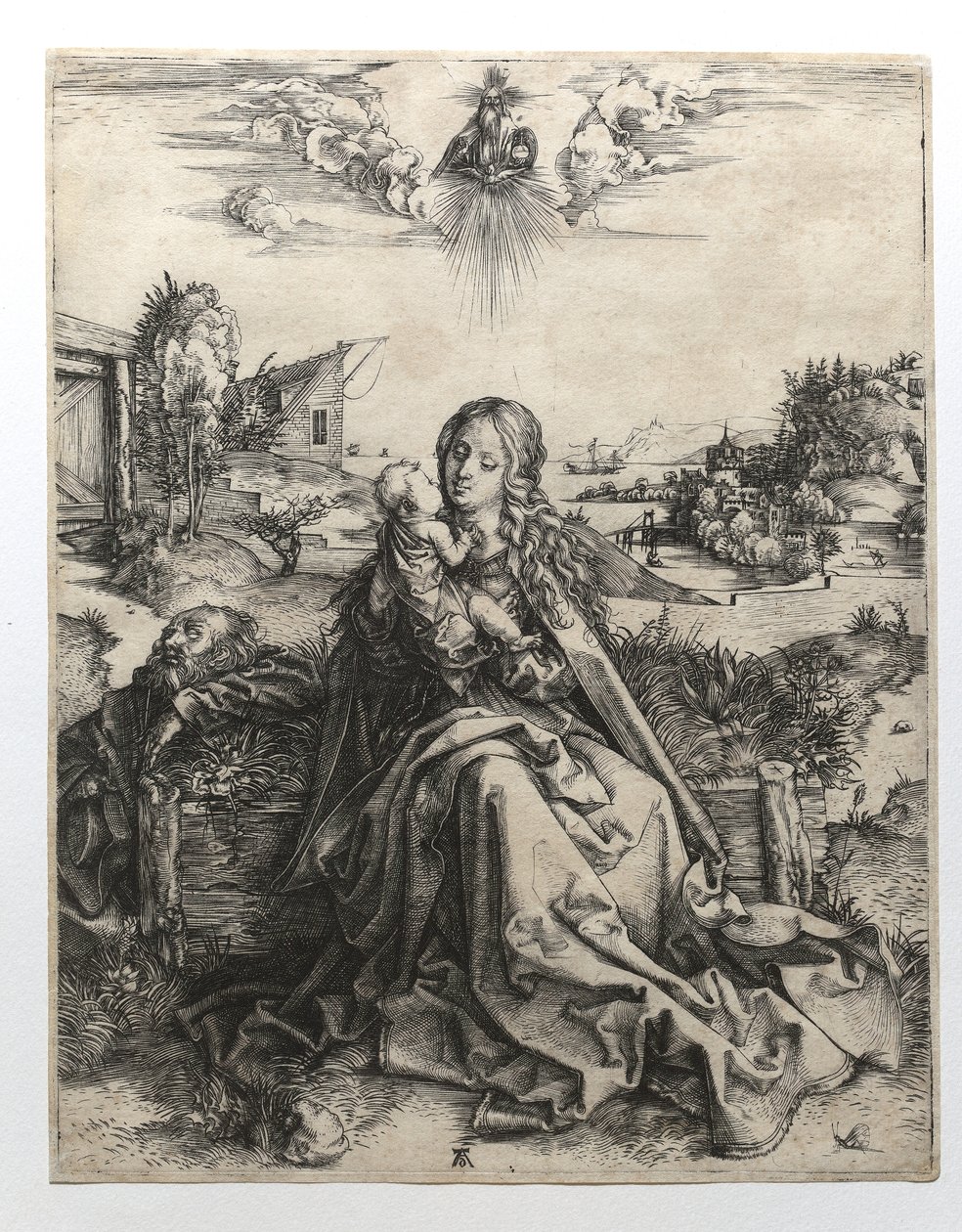 La Sacra Famiglia con la libellula, c.1495 da Albrecht Dürer