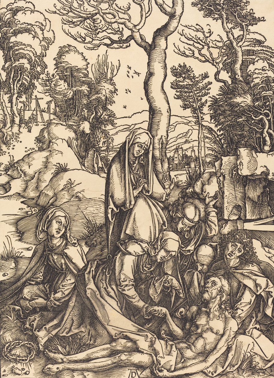 La Lamentazione, c. 1498-1499 da Albrecht Dürer
