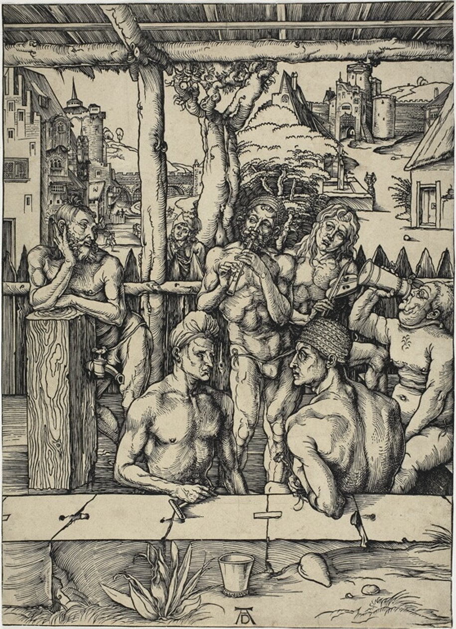 Il bagno degli uomini da Albrecht Dürer