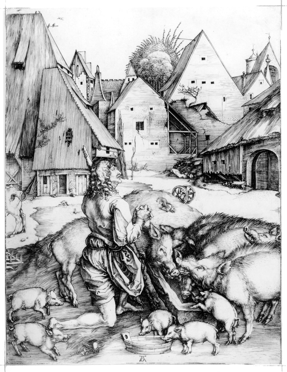 Il figliol prodigo, 1496 da Albrecht Dürer