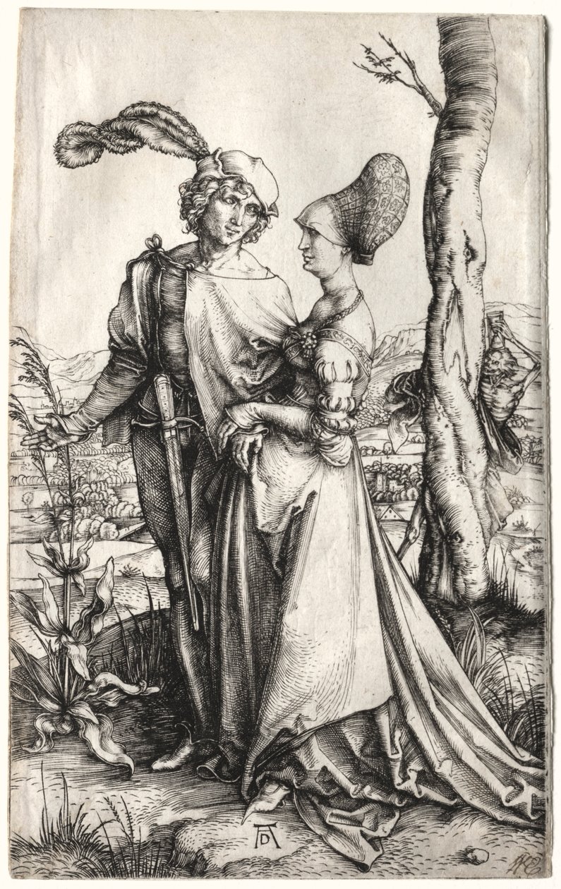La passeggiata, c. 1497 da Albrecht Dürer