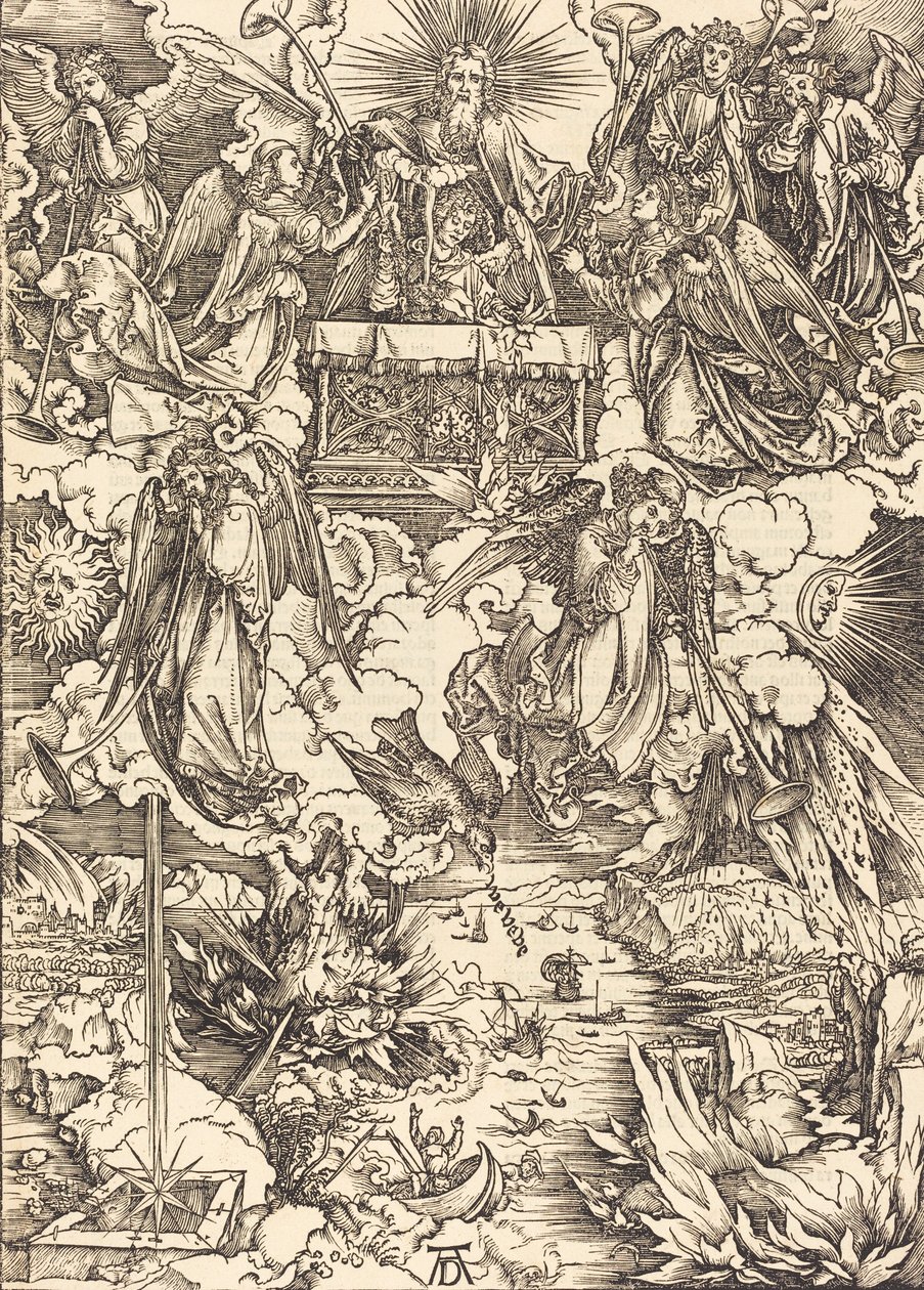 I sette angeli con le trombe da Albrecht Dürer