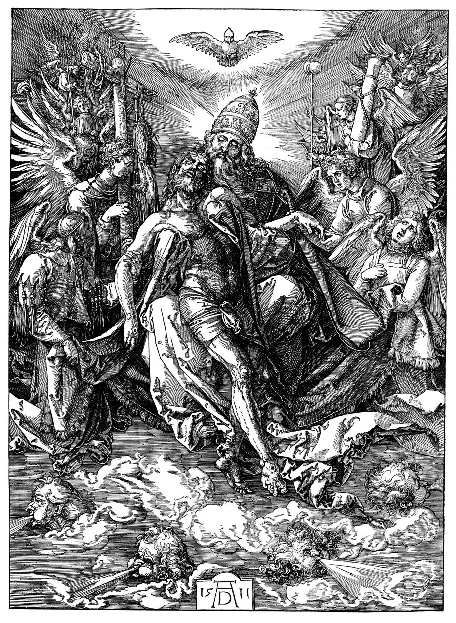 La Trinità Il Trono della Grazia da Albrecht Dürer