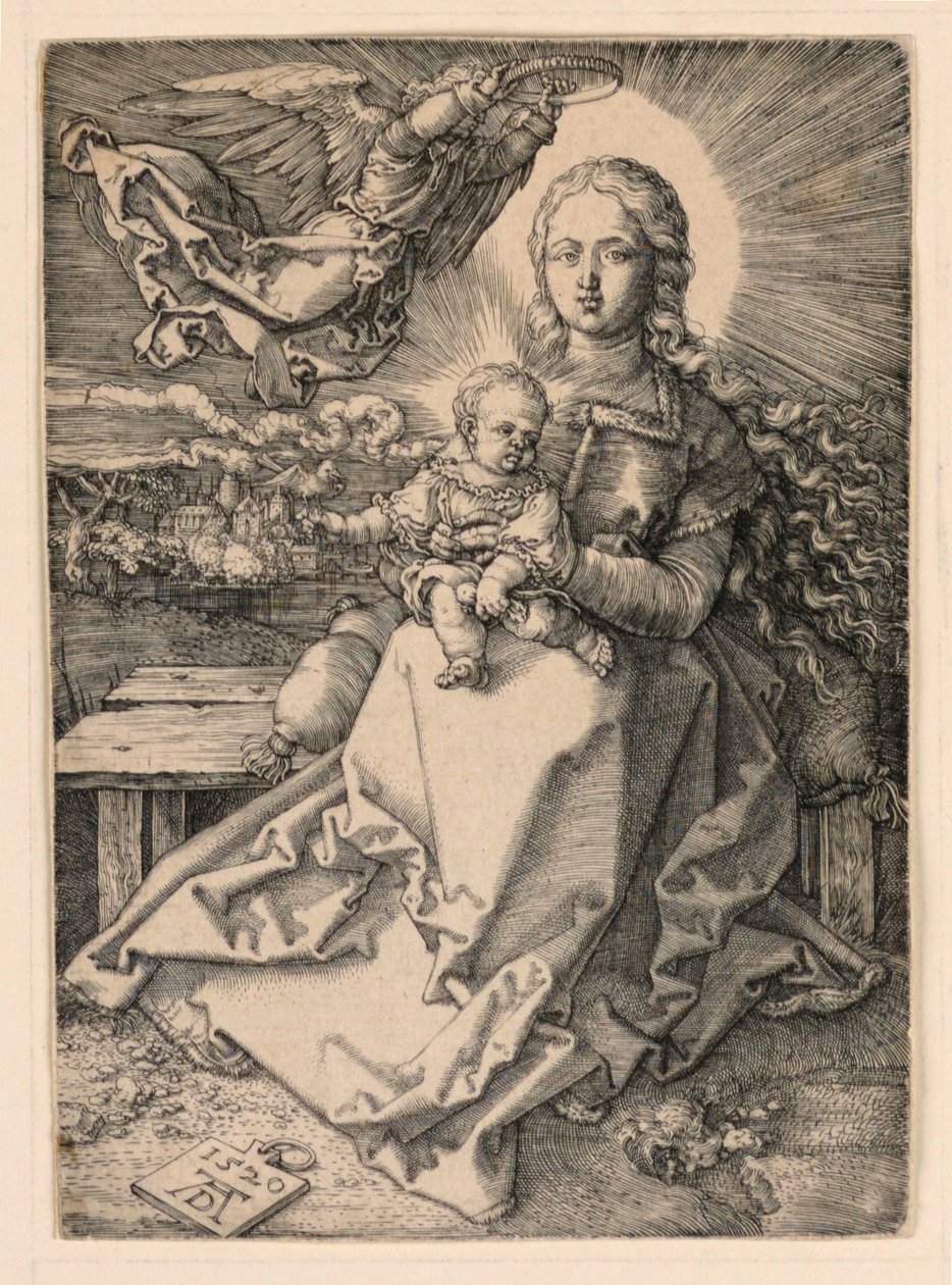 La Vergine Incoronata da un Angelo da Albrecht Dürer
