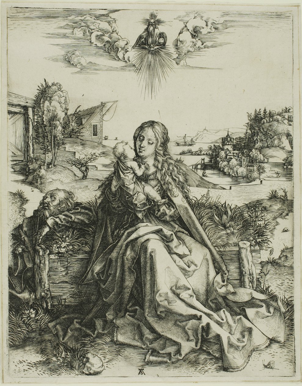 La Vergine con la libellula da Albrecht Dürer