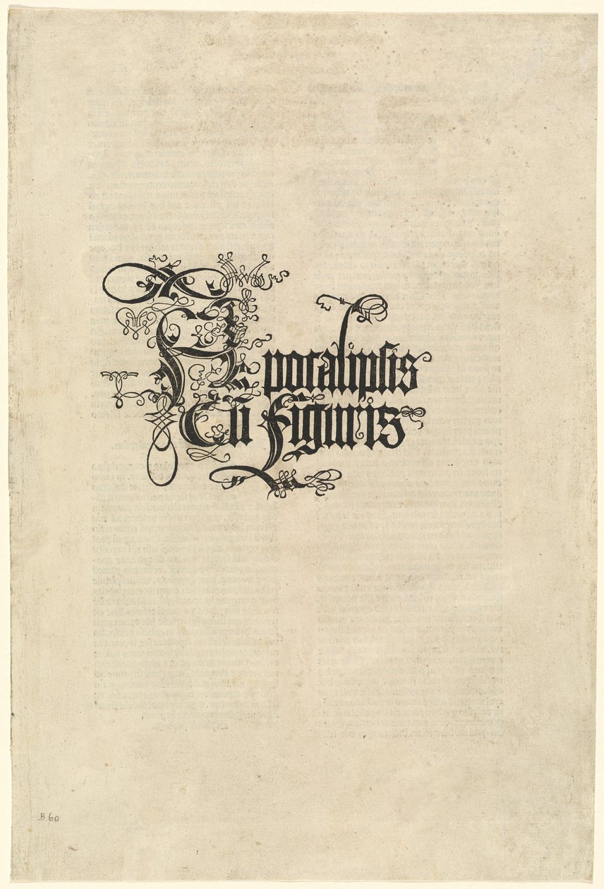 Pagina del titolo da Albrecht Dürer