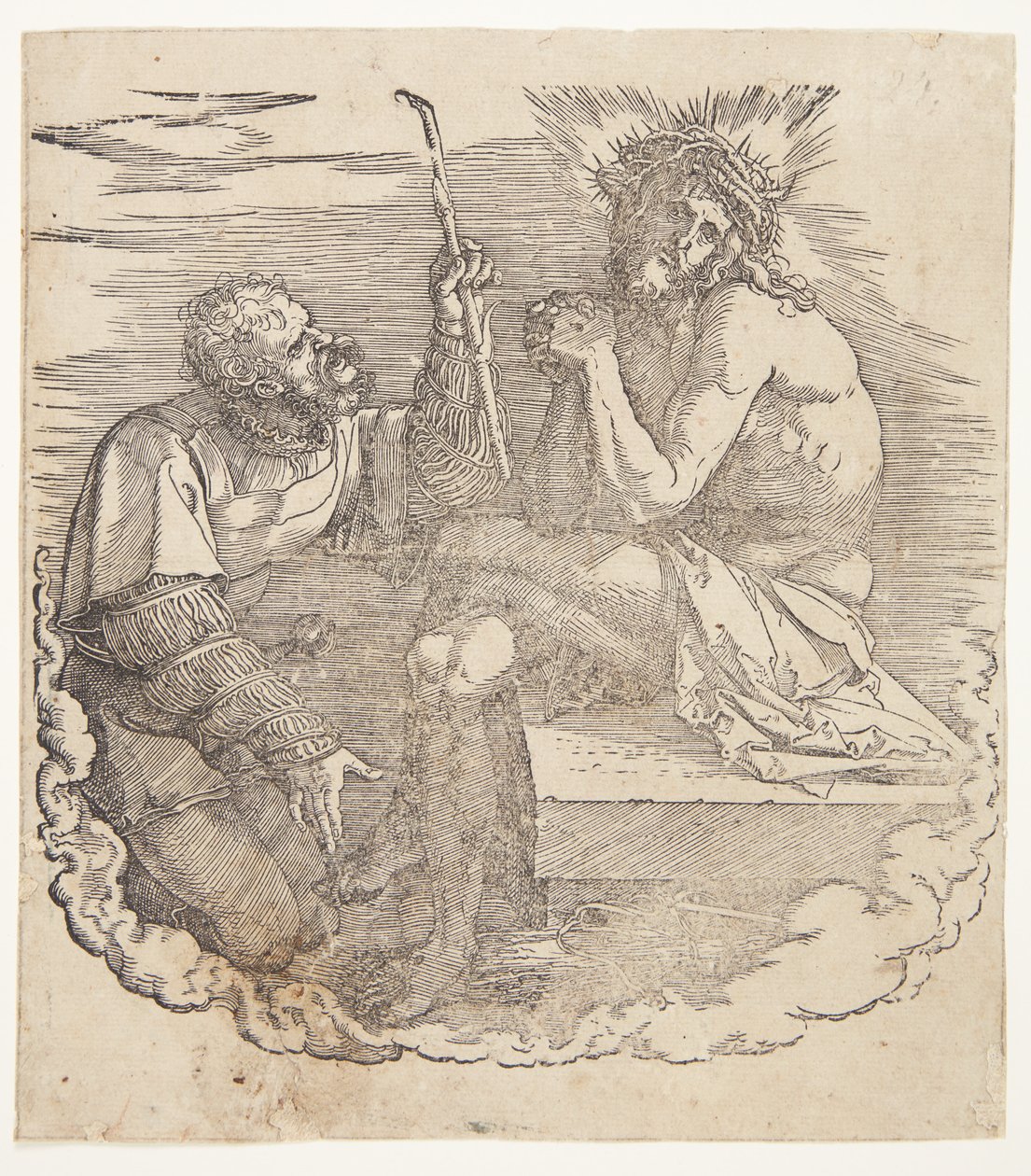 Pagina del titolo: La derisione di Cristo da Albrecht Dürer