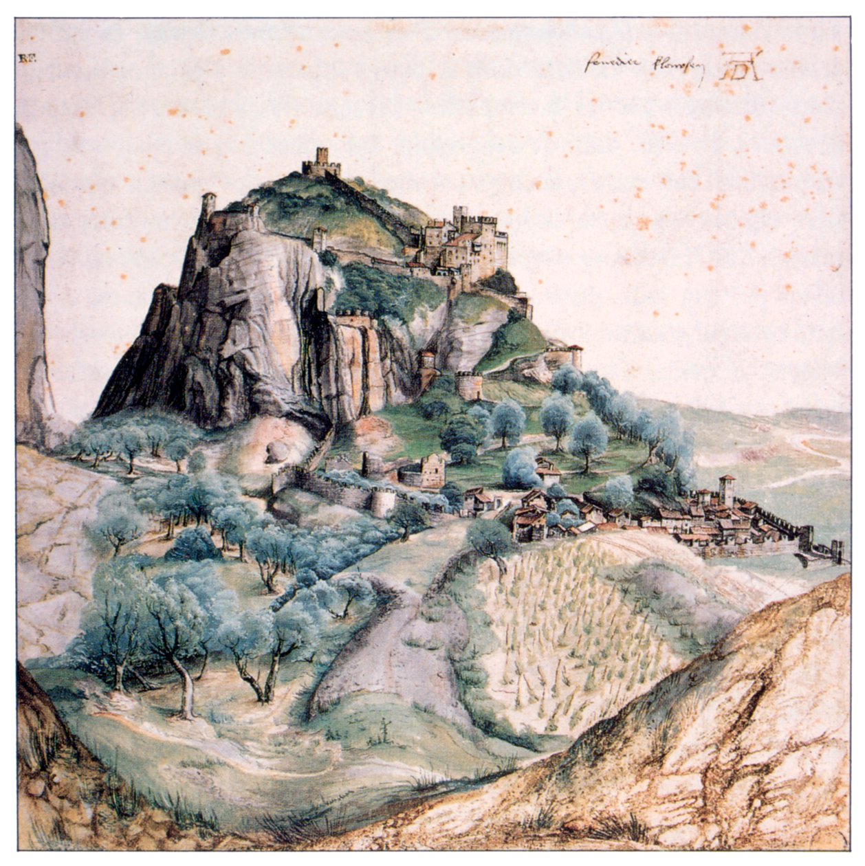 Veduta di Arco, 1495 da Albrecht Dürer