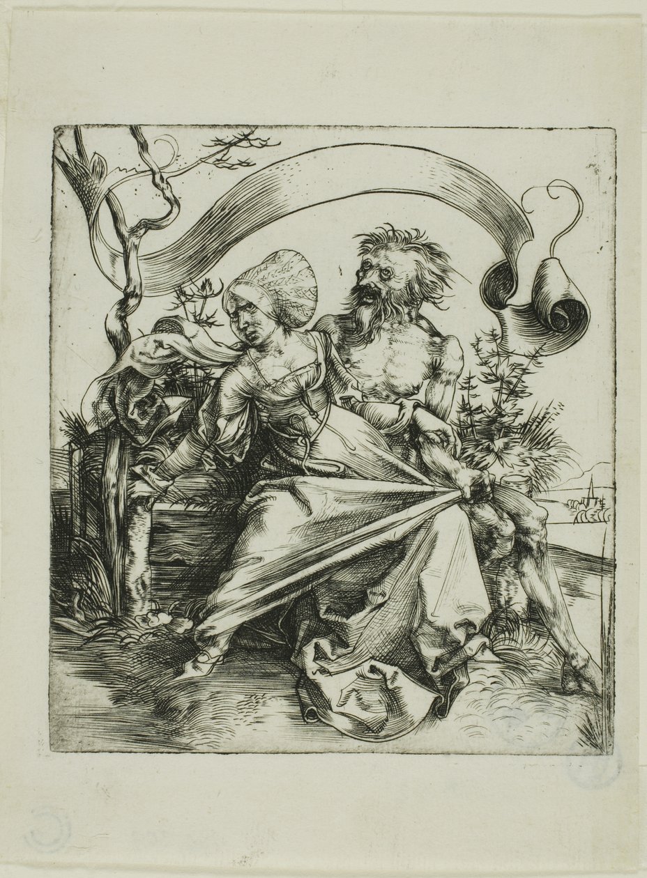 Giovane Donna Attaccata dalla Morte (Il Rapitore) da Albrecht Dürer