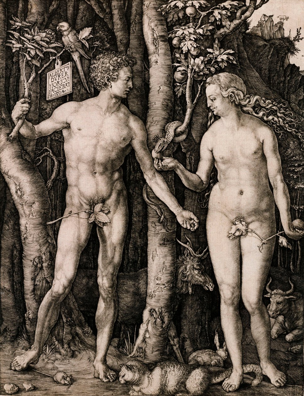 Adamo ed Eva da Albrecht Dürer