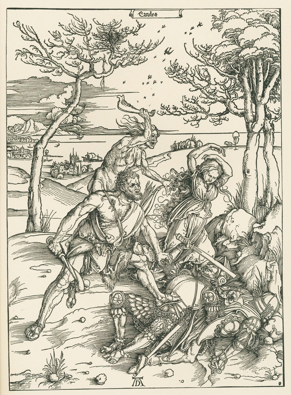 Ercole, 1496 circa (xilografia) da Albrecht Dürer or Duerer