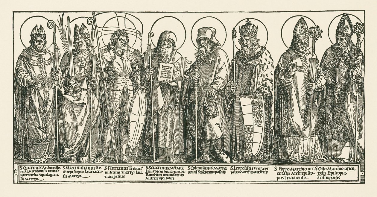 I santi austriaci da Albrecht Dürer or Duerer
