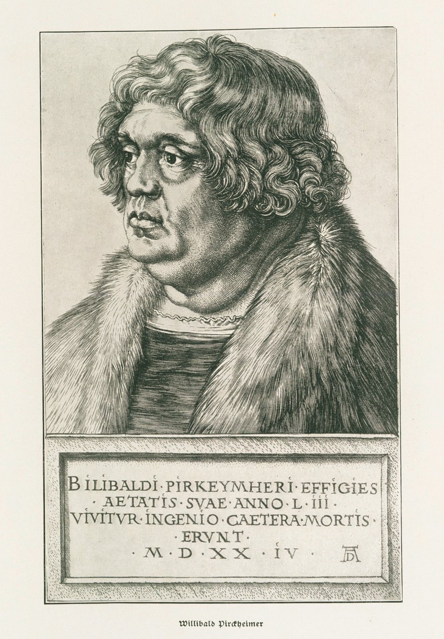 Willibald Pirckheimer da Albrecht Dürer or Duerer