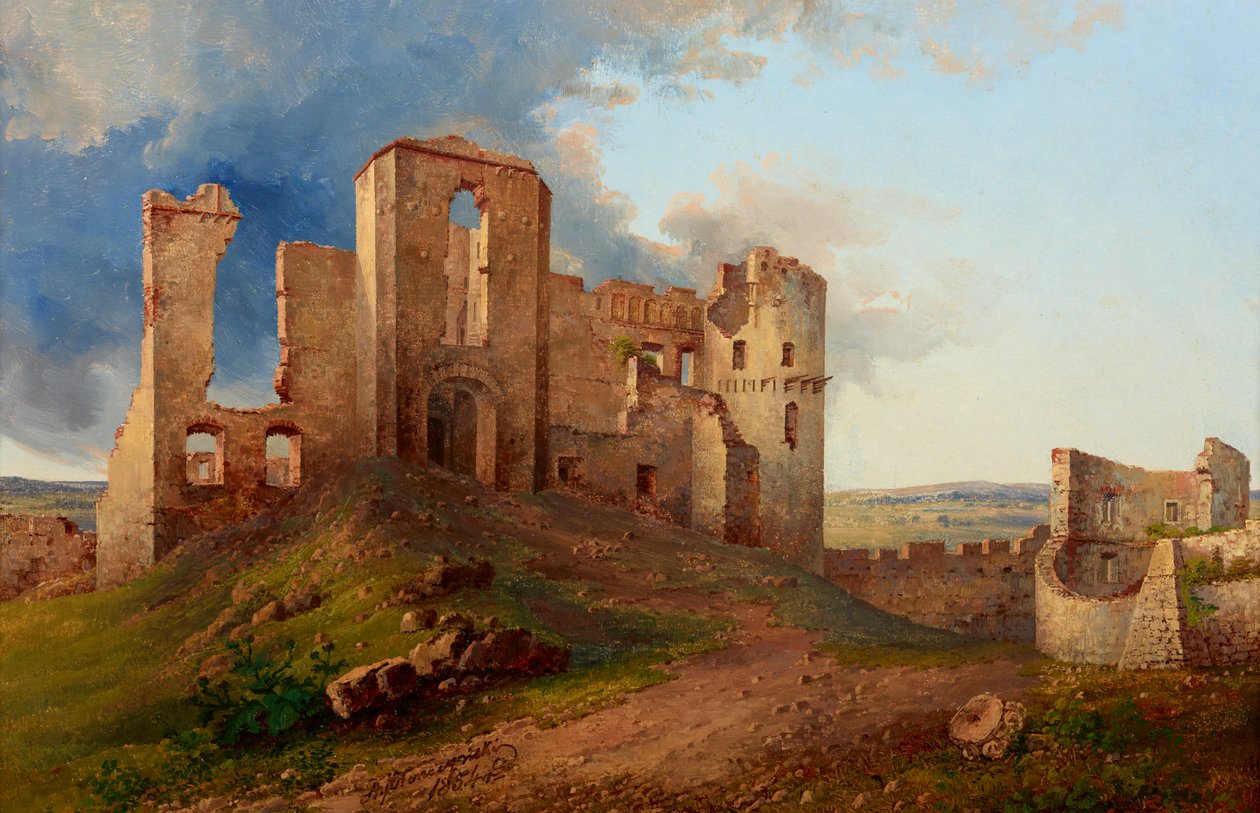 Rovine del Castello di Tenczyn da Aleksander Płonczyński