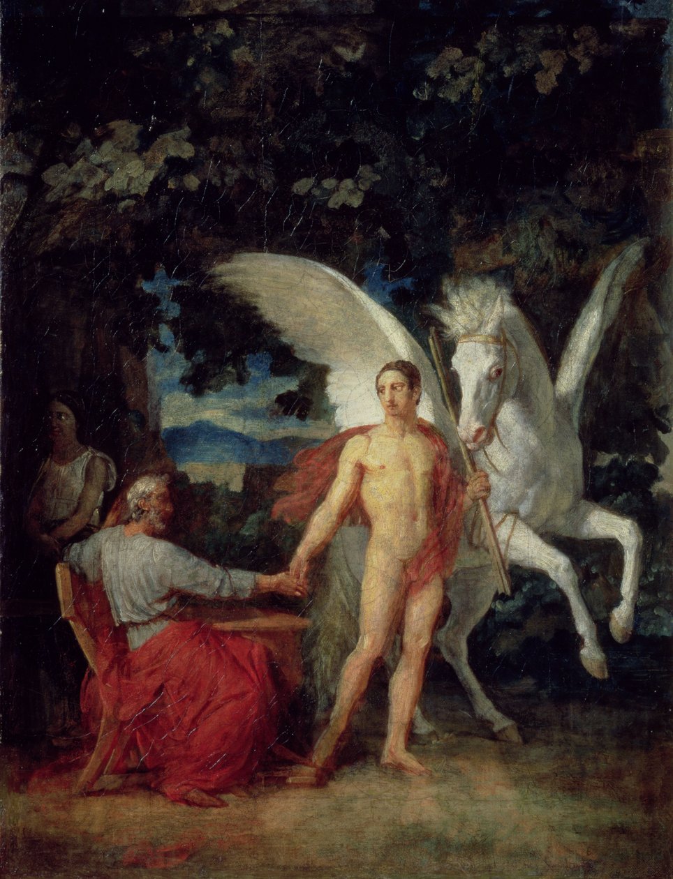 Bellerofonte parte per combattere la Chimera, 1829 da Aleksandr Andreevich Ivanov