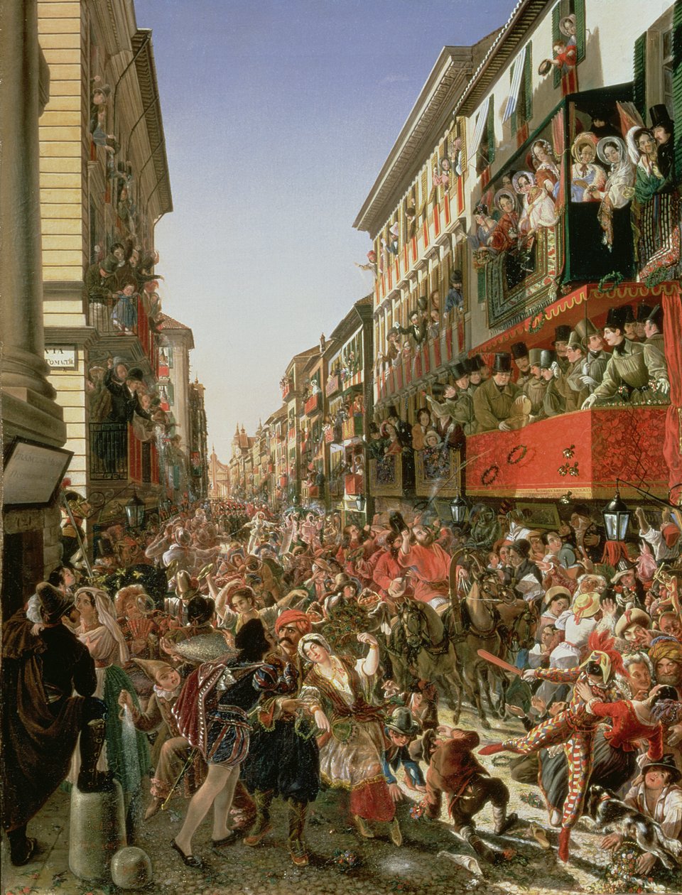 Carnevale a Roma da Aleksandr Petrovich Myasoedov