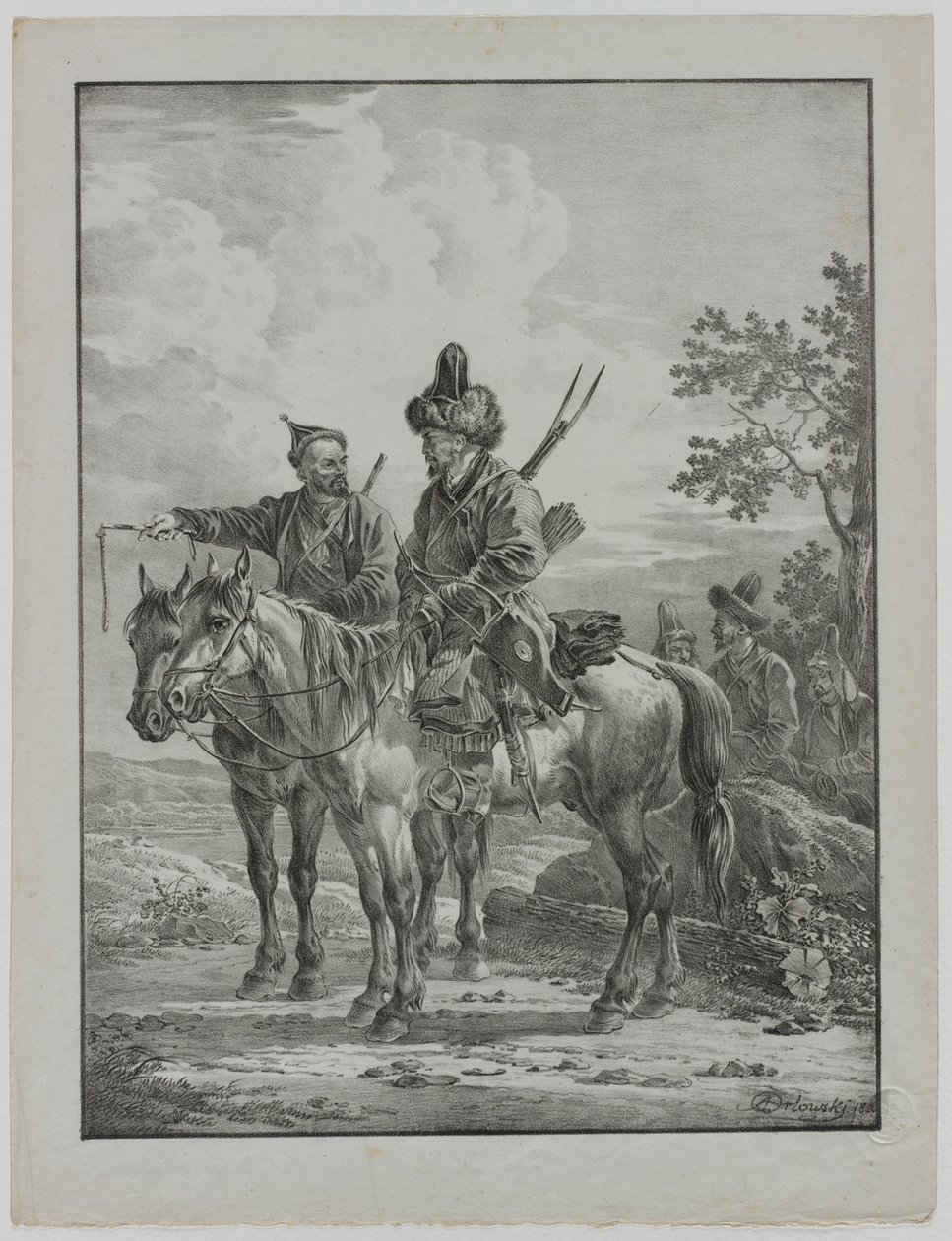 Tartari a cavallo da Aleksandr Orlowski