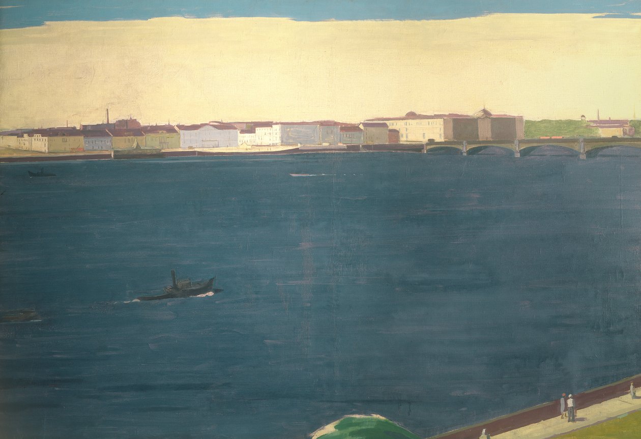 Il fiume Neva, 1934 da Aleksei Eremeevich Karev