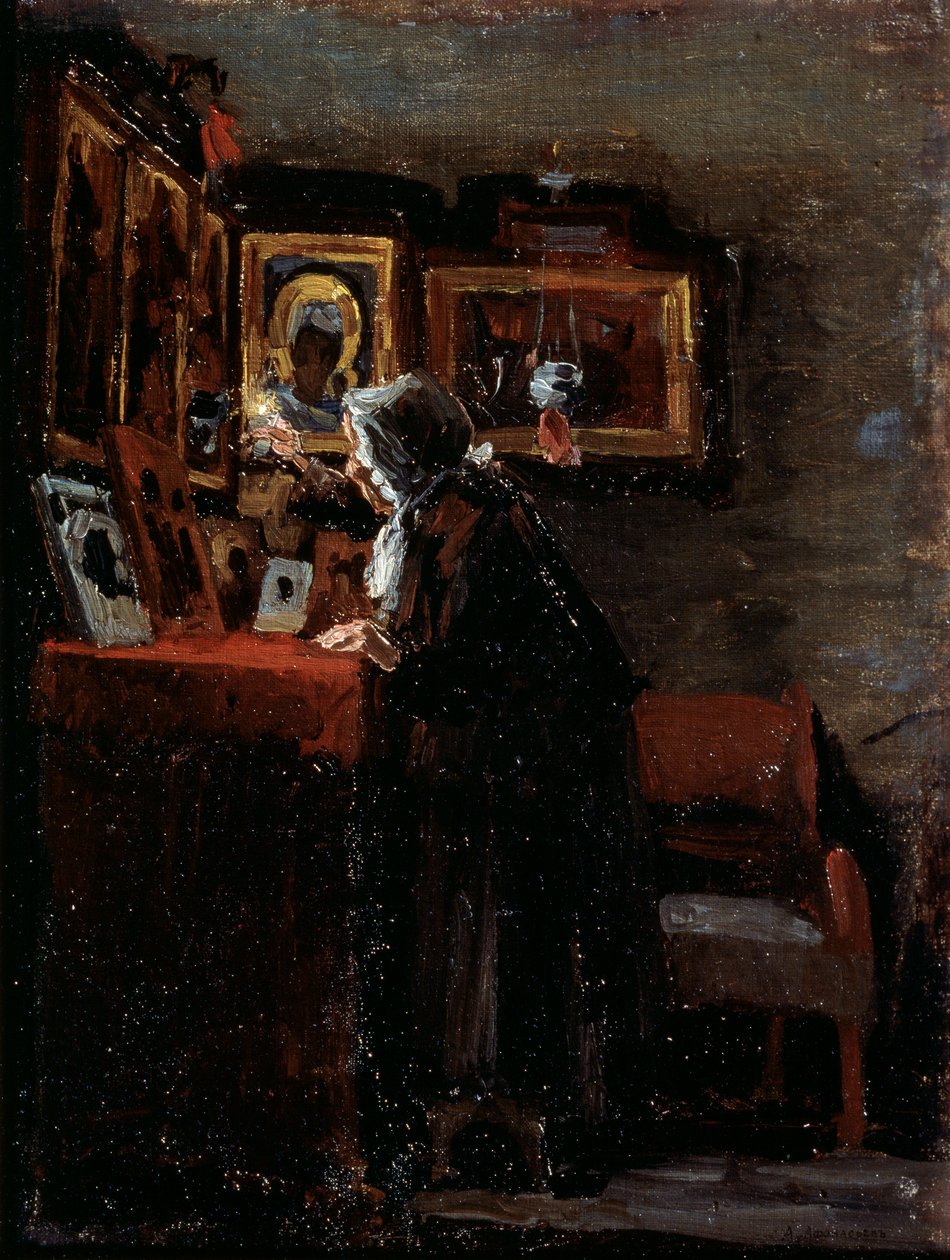 Prima di una festa religiosa da Aleksei Fyodorovich Afanasyev
