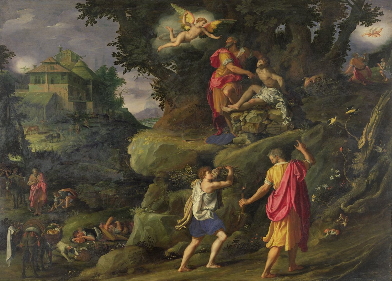 Sacrificio di Isacco, 1601 da Alessandro Allori