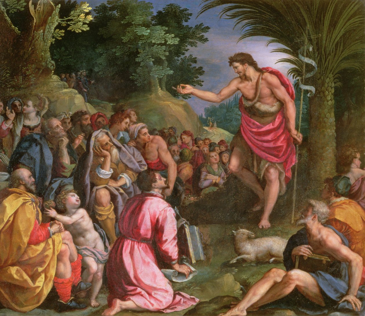 San Giovanni Battista predicante da Alessandro Allori