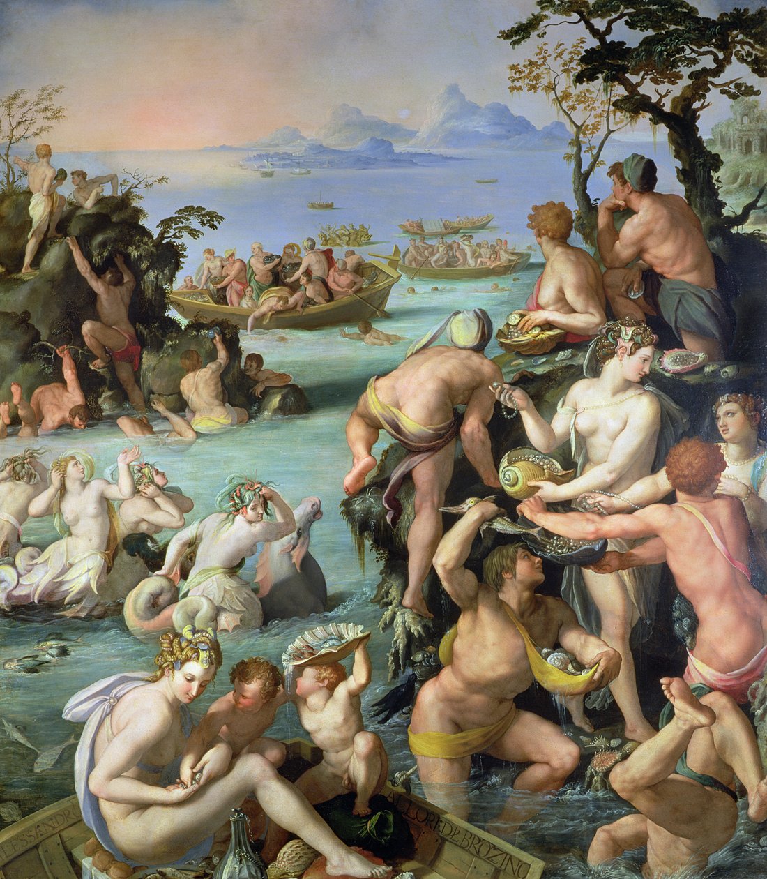 I pescatori di perle, 1572 da Alessandro Allori