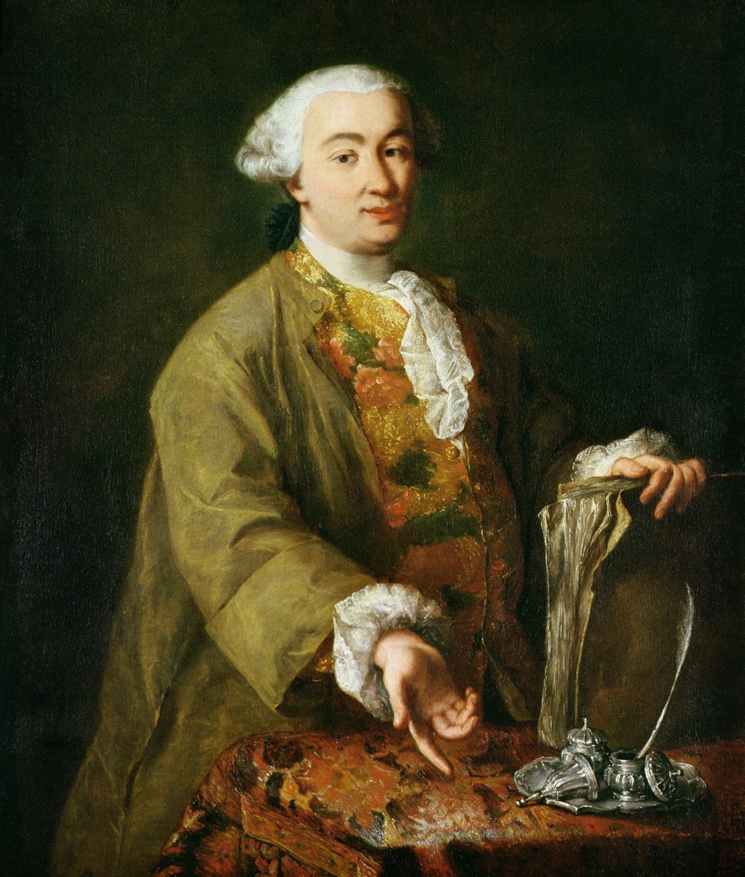 Ritratto di Carlo Goldoni da Alessandro Longhi
