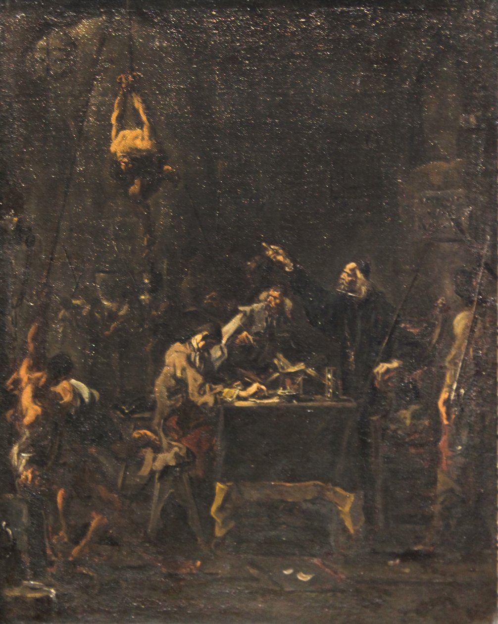 Interrogatorio doloroso (scena di tortura) da Alessandro Magnasco