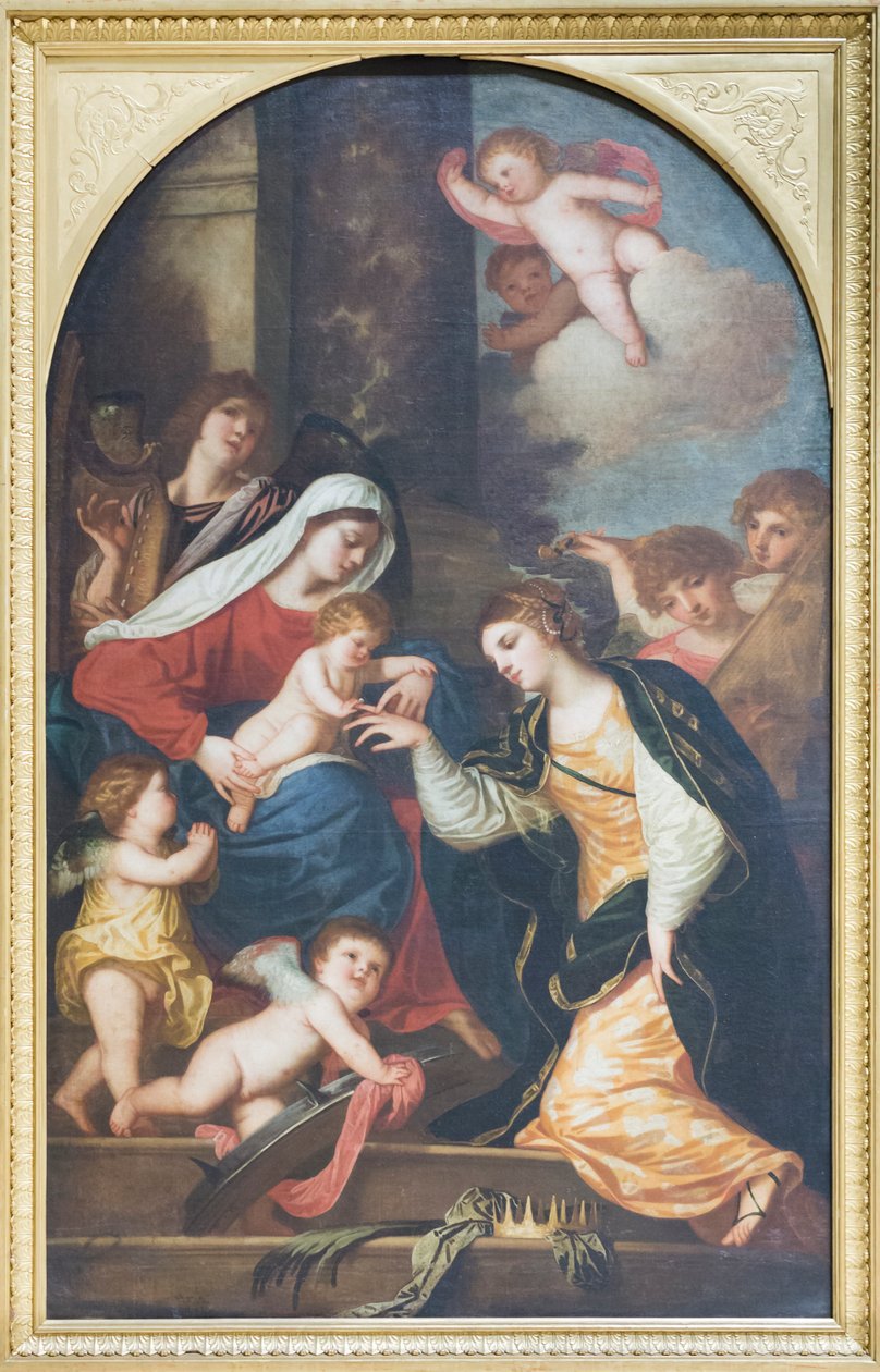 Matrimonio mistico di Santa Caterina da Alessandro (1588 1648) Varotari