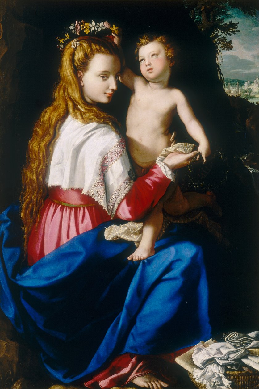 Vergine con Bambino da Alessandro Allori