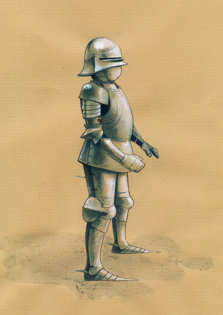 Armatura del soldato Illustrazione di Alessandro Lonati da Alessandro Lonati