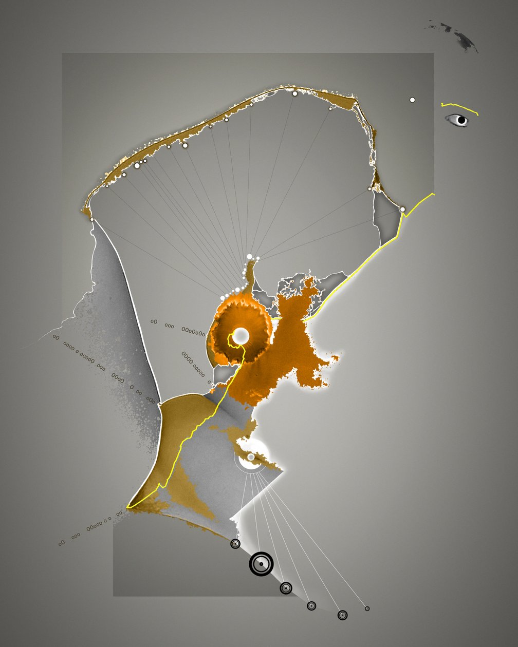 Ucraina attaccata dalla Russia, 2022 (illustrazione) da Alessandro Lonati